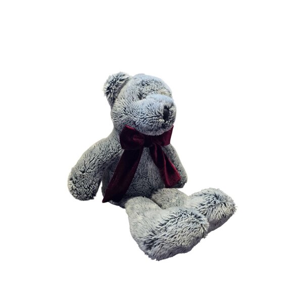 TC Dawson By Fiesta Fogarty Bear Plush Stuffed Animal 1995 Gray - Picture 3 of 10